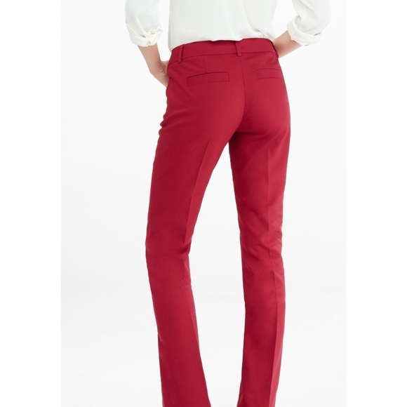 EXPRESS Red Lacquer Barely Boot Columnist Pant - Picture 6 of 7